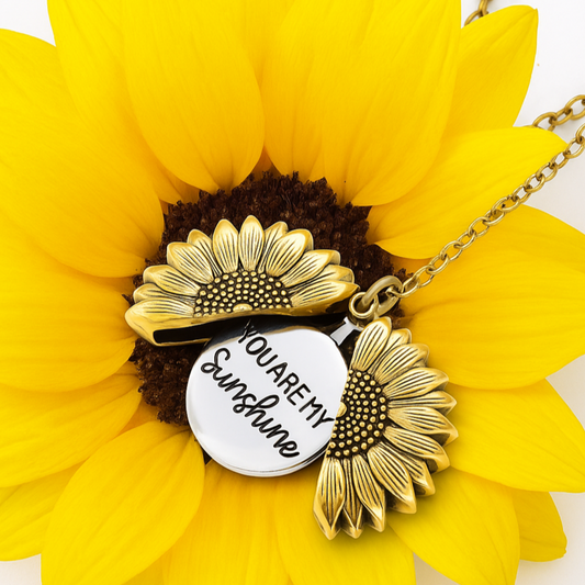 Sunflower Pendant Necklace
